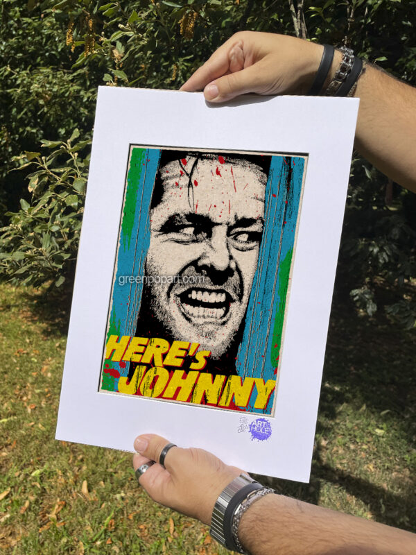 Pop-Art Print, Poster Cult Movie Horror The Shining Jack Torrance 70s