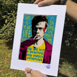 Pop-Art Print, Poster Cult Movie Fight Club Tyler Durden