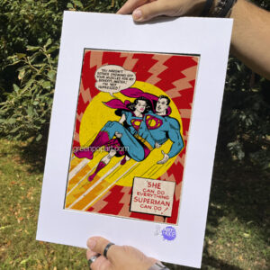 Pop-Art Print, Poster Comics Wonder Woman Feminism Woman Rights