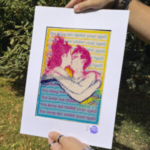 Pop-Art Print, Poster Love, You keep Me under your Spell