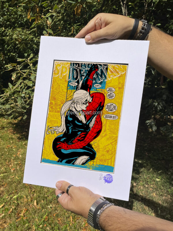 Pop-Art Print, Poster Cult Comics Spider-Man, 80s, 90s, Kiss, Love