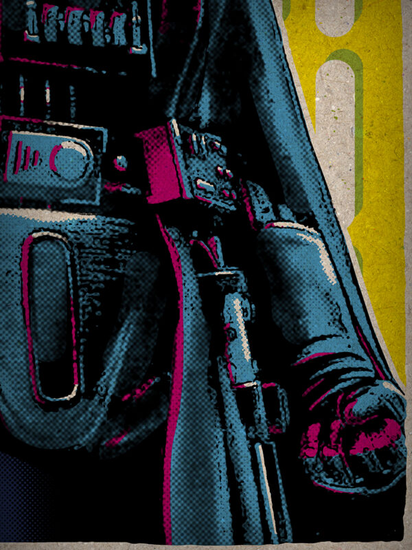 Vader Pop-Art Print, Poster Cult Sci-Fi Movie, 80s, Star Wars, Darth Vader