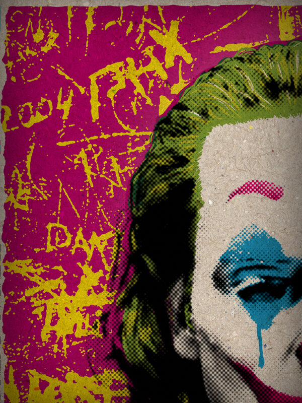 Pop-Art Print, Poster Cult Movie Arthur Fleck from Joker 2019, Joaquin Phoenix, Comics