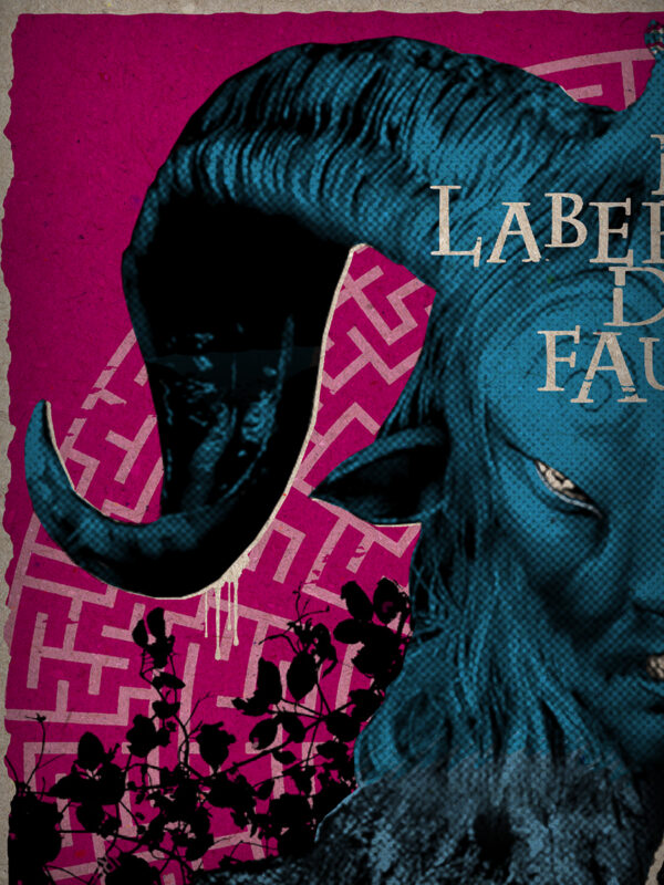 Pop-Art Print, Poster Cult Movie Pan's Labyrinth, 2000s, Dark, Fantasy, Horror, Guillermo del Toro, Faun, Pale Man