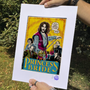 Pop-Art Print, Poster Cult Movie, Inigo Montoya from The Princess Bride, 80s, Cult Movie, Fantasy, Buttercup, Pirate Roberts