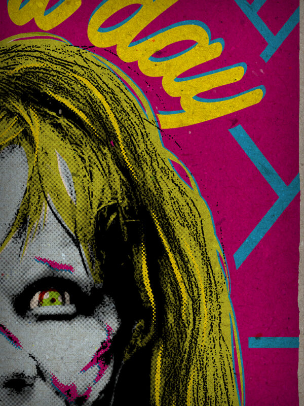 Pop-Art Print, Poster Cult Movie, Regan from The Exorcist, Excellent Day for an Exorcism 70s, Horror, Linda Blair, Father Damien Karras, Demon, Movie Quotes