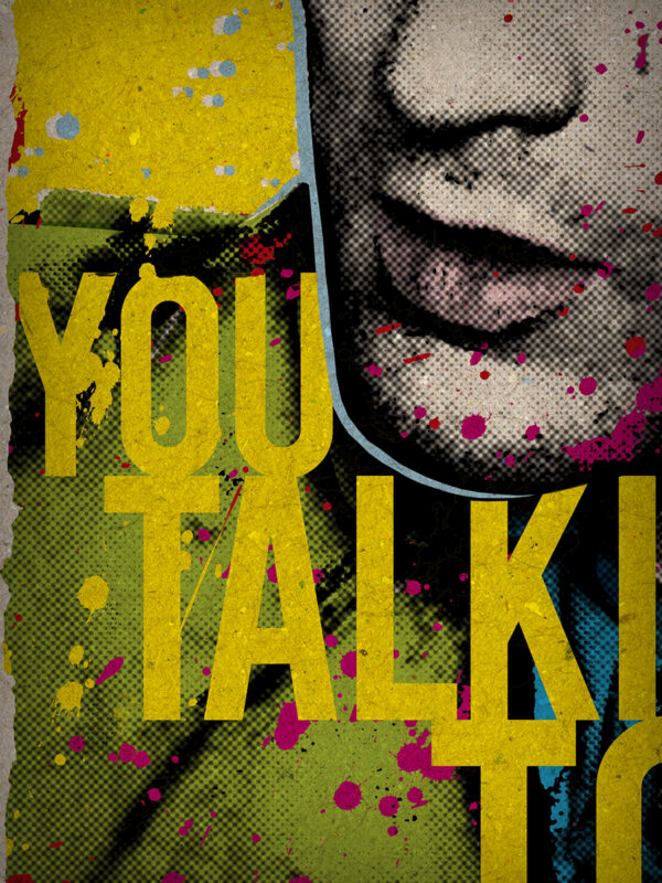 Pop-Art Print, Poster Cult Movie, Travis Bickle from Taxi Driver, 70s, 80s, Cult Movie, Robert De Niro, You Talkin' to Me, Martin Scorsese